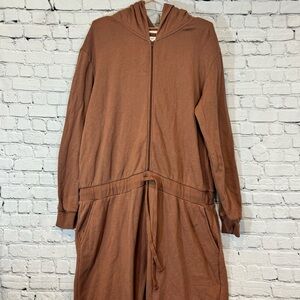 Em + West Brown Women's Jumpsuit Romper